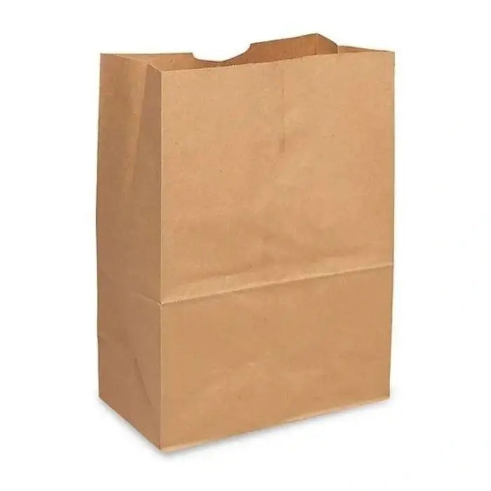 DD65 12 x 7 x 17 Brown/Kraft Paper Bags 65 LB Heavy Duty Grocery Bags for Food, Retail & Takeout Recyclable Paper Bags 400/Case – product photo