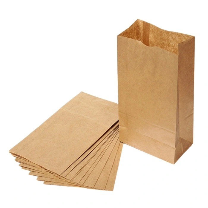 3 LB Brown/Kraft Paper Bags #3 Size Disposable Eco-Friendly Grocery & Food Bags for Bakery, Deli & Takeaway | Durable Recyclable Paper Bags Made in Canada 500/Case – product photo