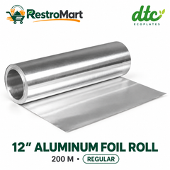 12″ Aluminum Foil Roll – 200M Regular – product image