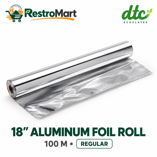 18″ Aluminum Foil Roll – 100M Regular Duty – product image