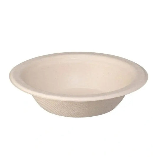 12 Oz Bagasse Round Bowls, Disposable Soup & Food Bowls, Serving Bowls for Catering, Takeaway & Events (1000/Case) | ECOZAT – product photo