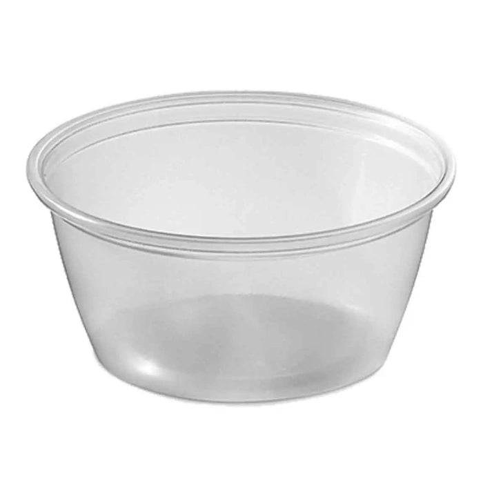 1.5 Oz Clear Plastic Portion Cups for Disposable Sauce & Condiment Cups, Dips, Catering & Takeout 2500/Case – product photo
