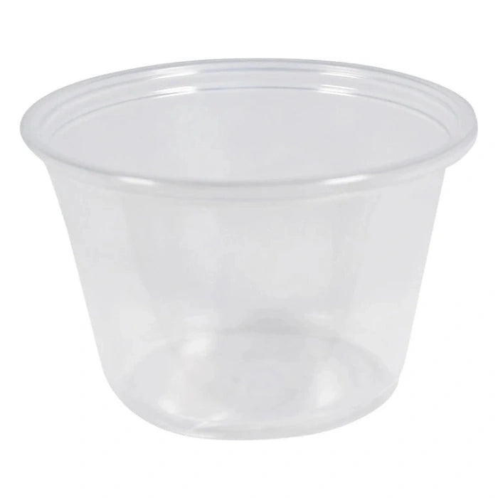 4 Oz Clear Plastic Portion Cups Round Disposable Portion Cups for Dips, Dressings & Condiments for Food Service, Events and Takeaway Use (2500/Case) – product photo