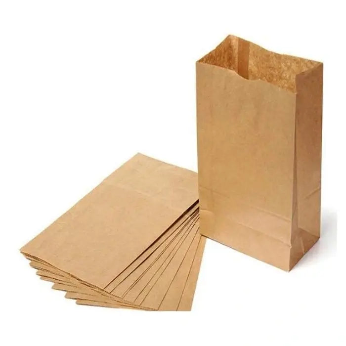 14 LB Brown/Kraft Paper Bags #14 Size Heavy-Duty Disposable Grocery & Food Bags for Bakery | Durable Recyclable Paper Bags Made in Canada 500/Case – product photo