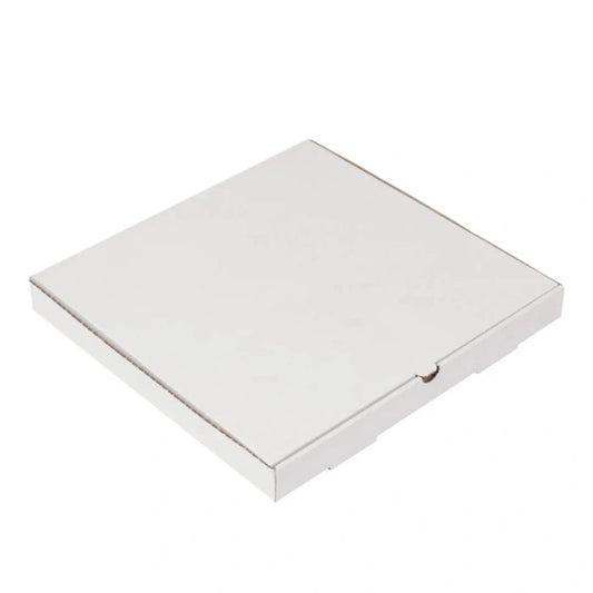 18" x 18" White Pizza Boxes for Large Pizza Delivery, Takeout & Restaurants, Wholesale Bulk Supply (50/Case) – product photo