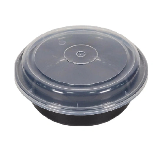 32 Oz Round Combo Containers | Leakproof Food Storage for Restaurants 150/Case – product photo