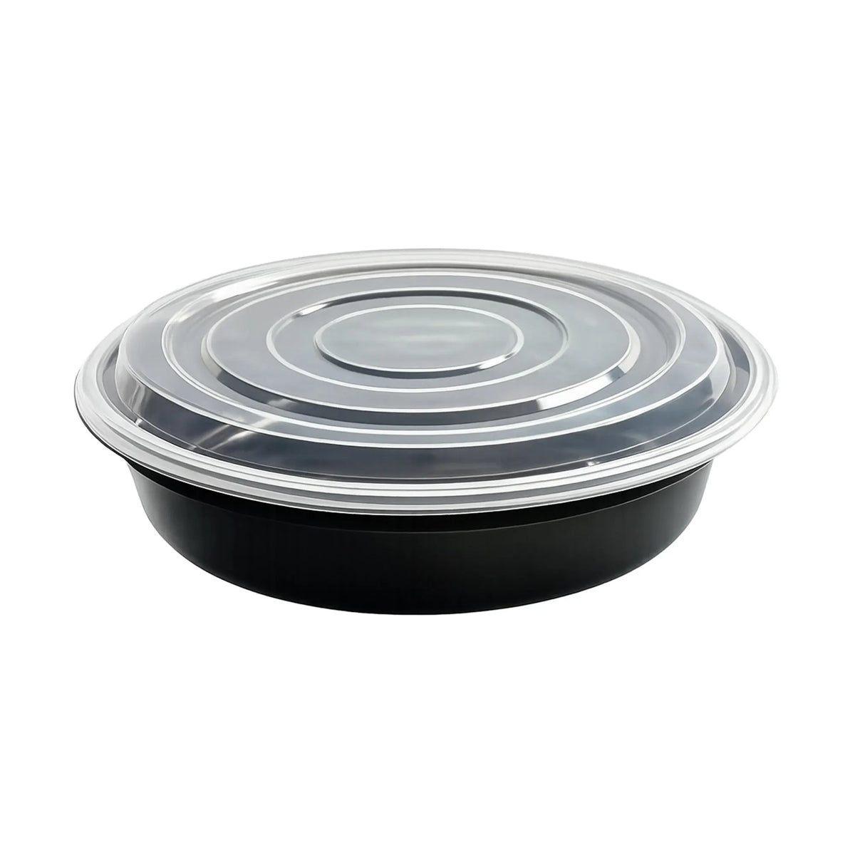 7” Round 24 Oz Combo Containers, Disposable and Reusable Leakproof Food Containers, 150/Case – product photo