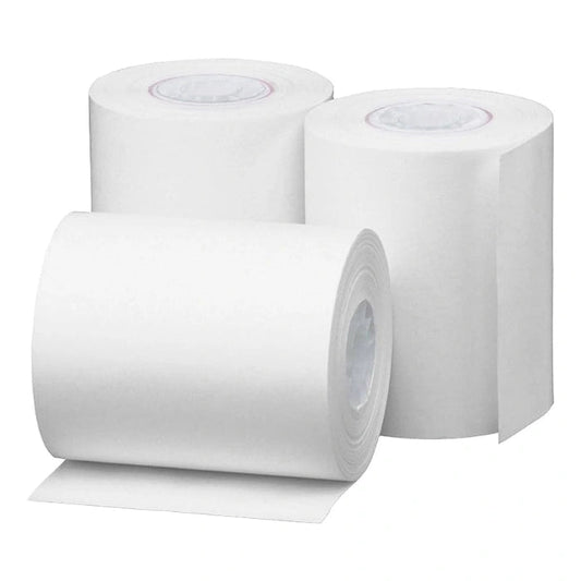 2-1/4 Thermal Roll for Debit Machine, 50 Feet Roll | Debit Card Machine POS Receipt roll (50/Box) – product photo