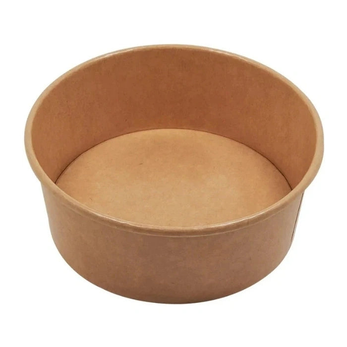 37 oz 1100 ml natural kraft paper round bowl