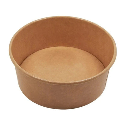 37 oz 1100 ml natural kraft paper round bowl