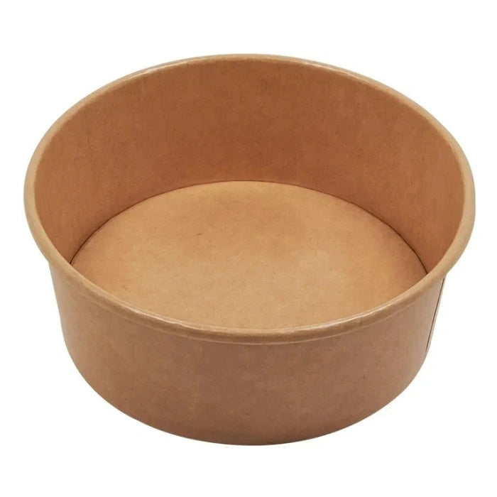 44 oz 1300 ml natural kraft paper round bowl