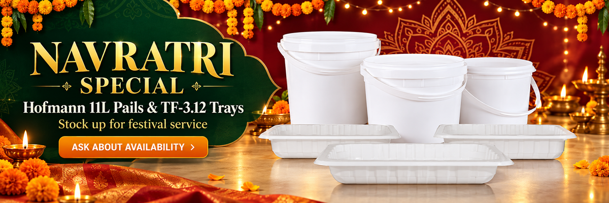 Navratri special Hofmann 11 litre pails and TF-3.12 trays