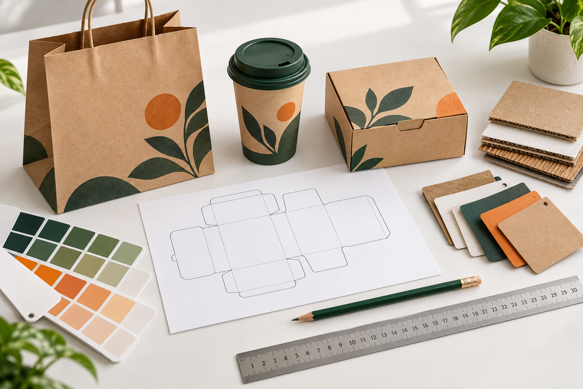 Custom packaging sample and artwork approval process
