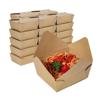 #3 kraft paper food box - 200 per case