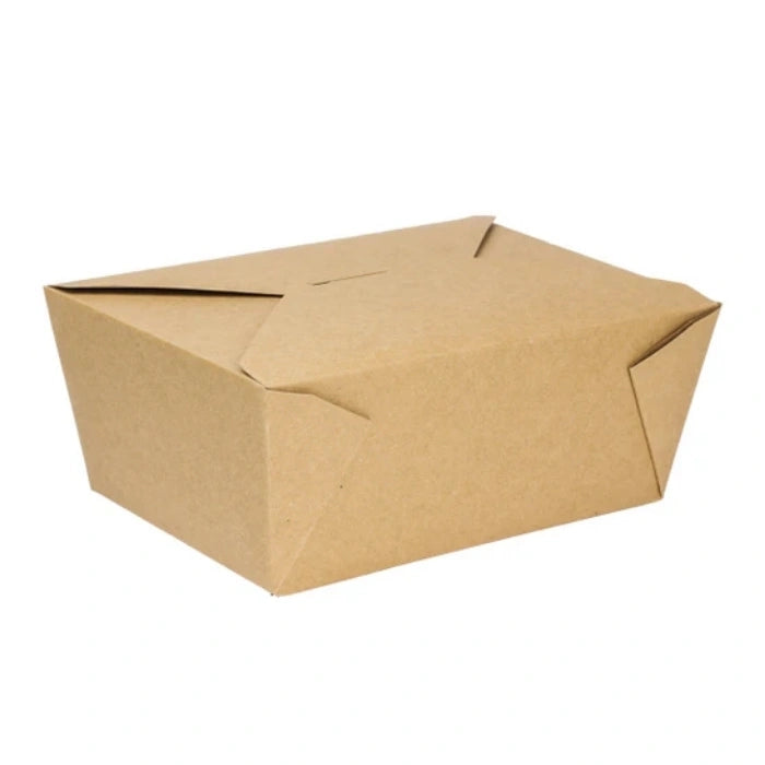 #4 large kraft paper food box - 160 per case